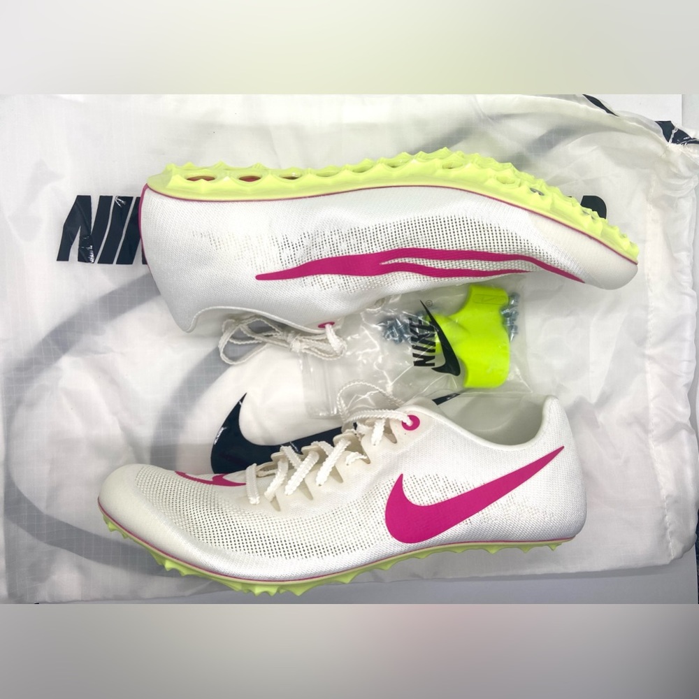 Nike Ja Fly 4 Sail Fierce Pink Men's Track & Field Spikes DR2741 100 Size 8.5